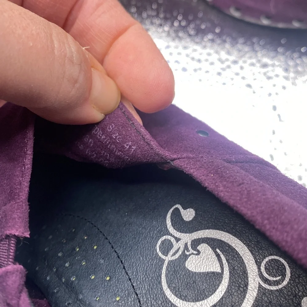 NWOT dansko size 41 purple suede studded heels - Picture 6 of 9